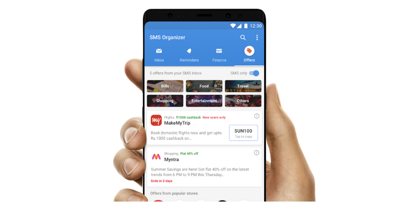 [App Fridays] Declutter your inbox in 10 seconds with Microsoft’s India-only messaging app, SMS Organizer