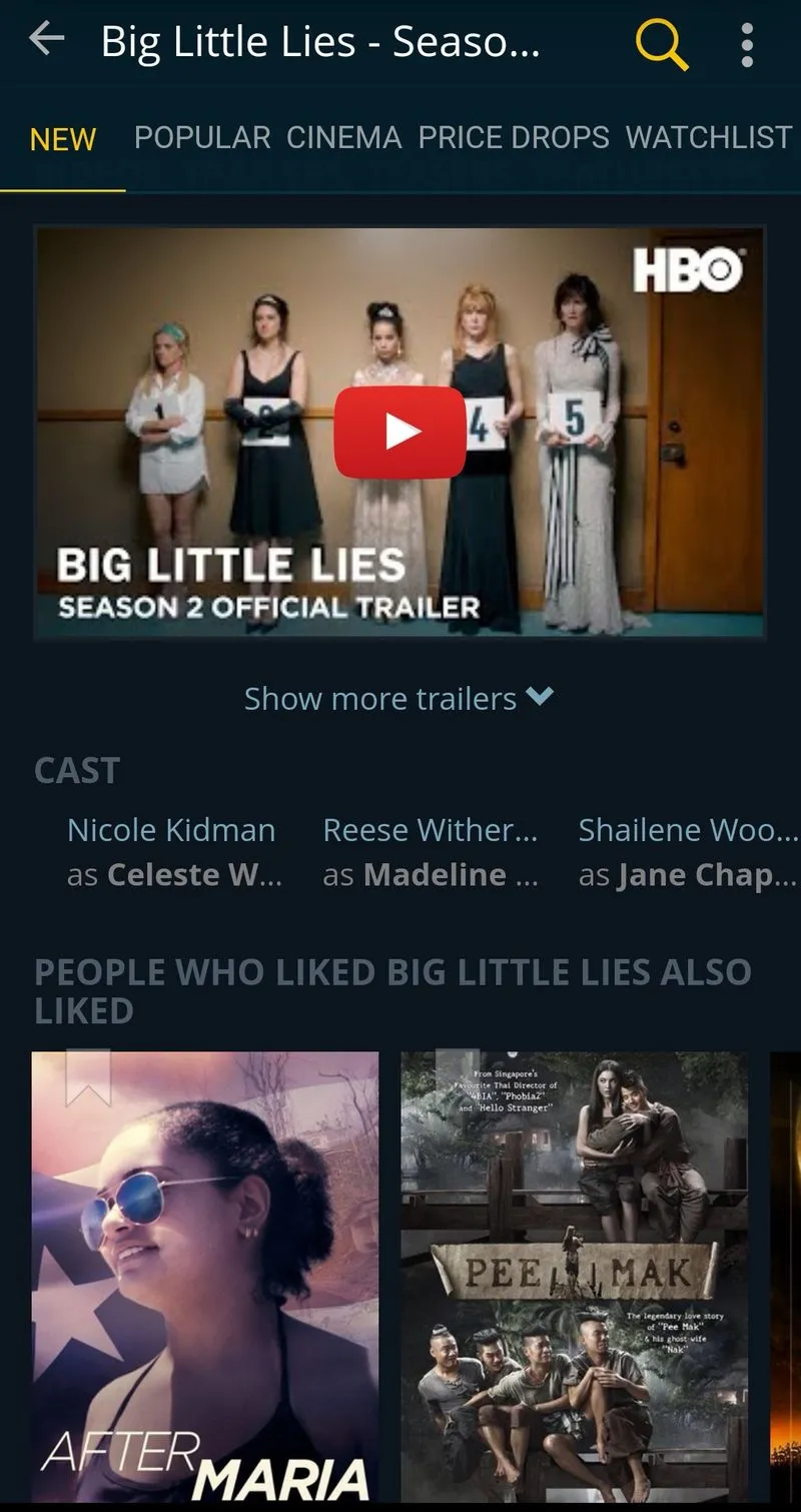 JustWatch app