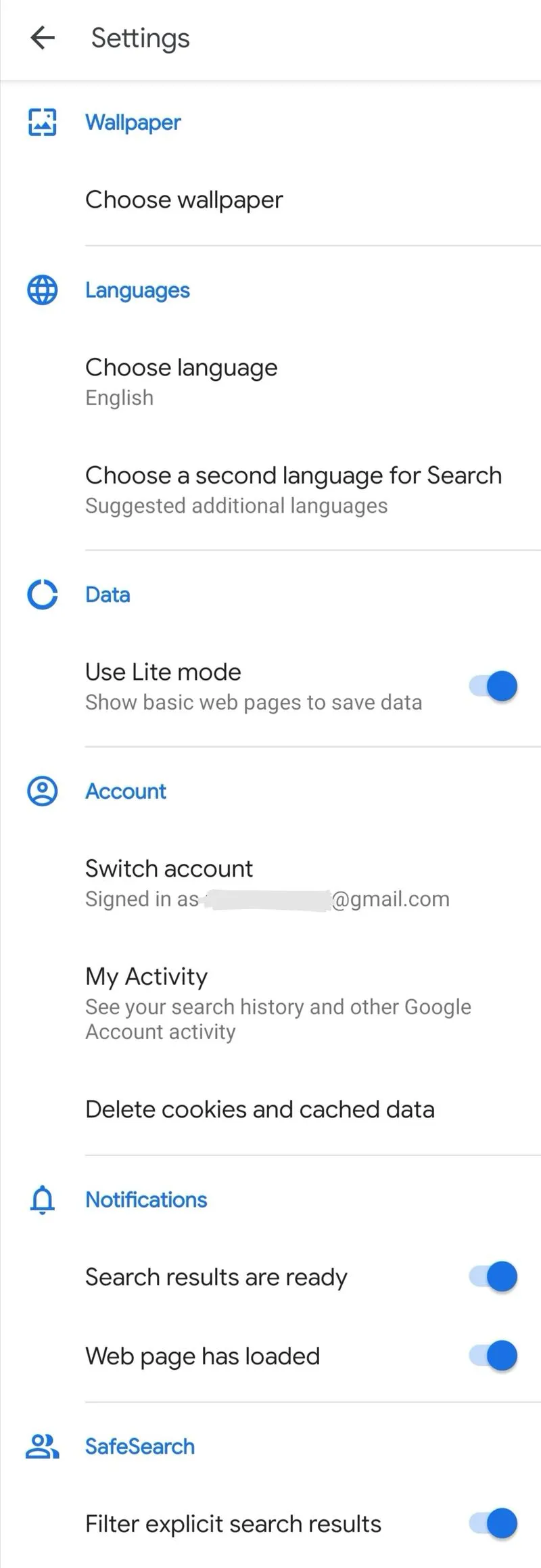 Google Go app