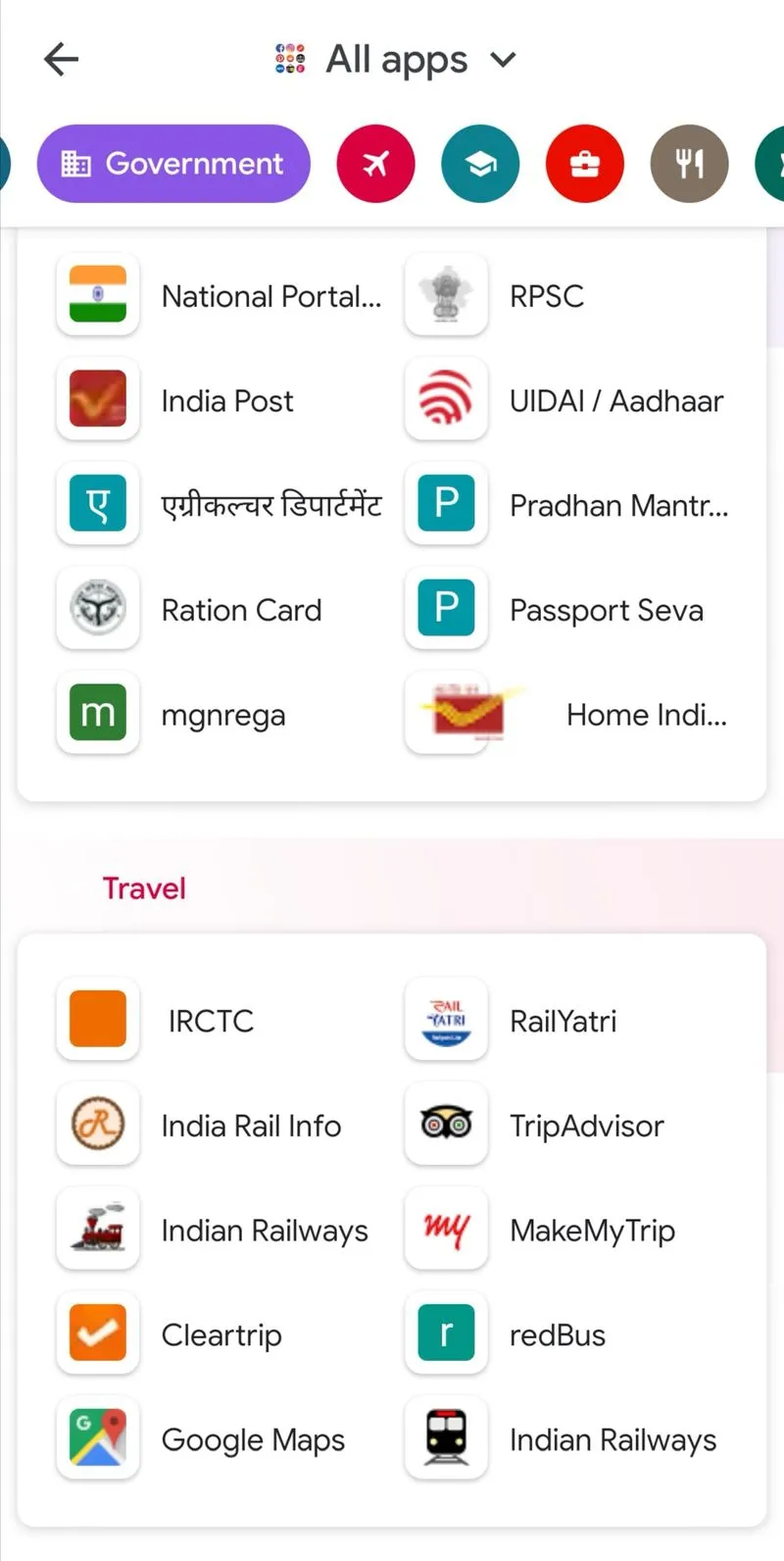 Google Go app