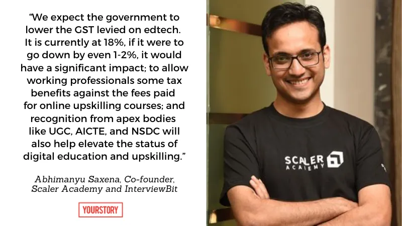 Scaler Academy quote