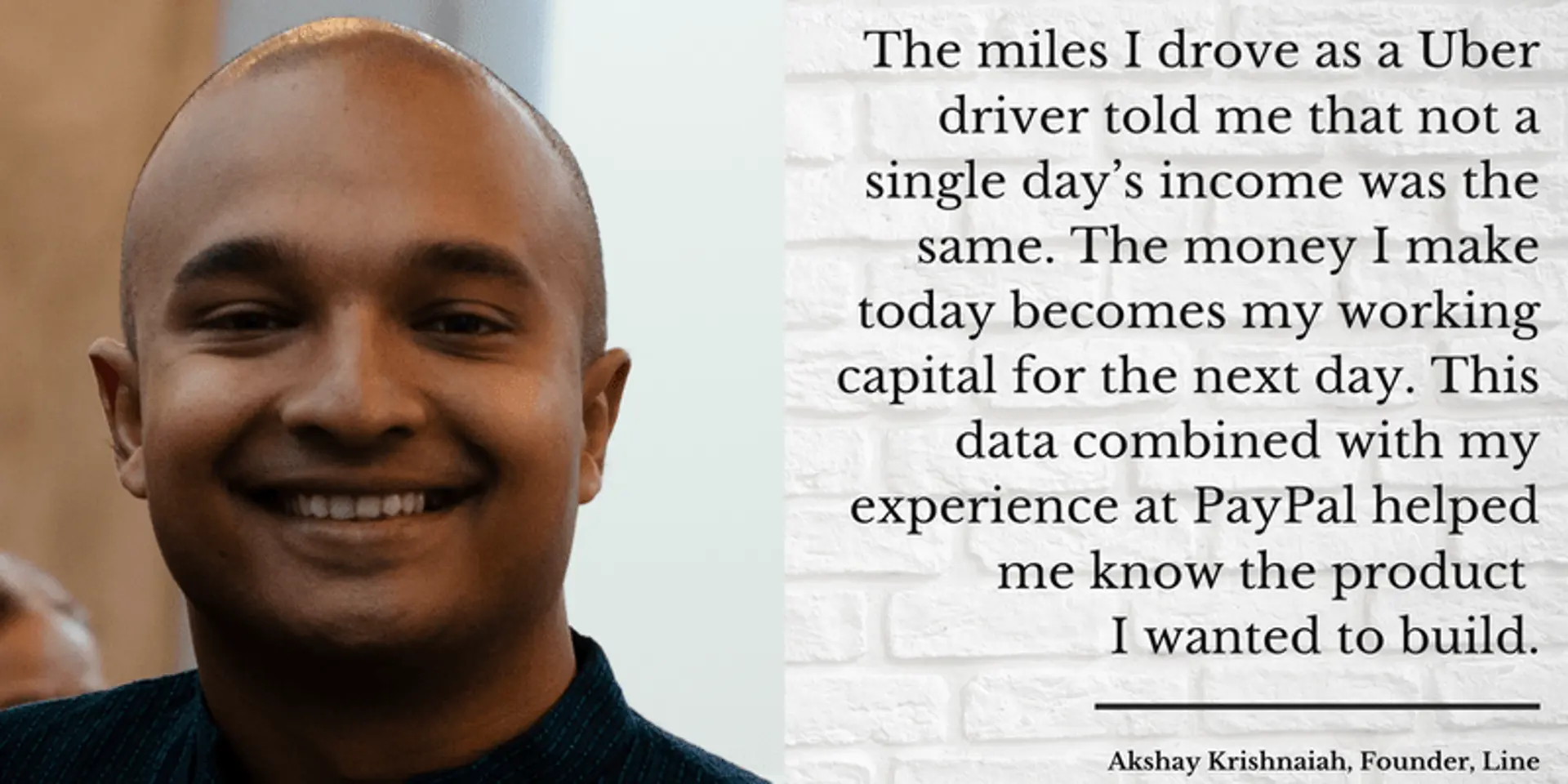 This man went from building next-gen products at PayPal to driving financial inclusion with his startup