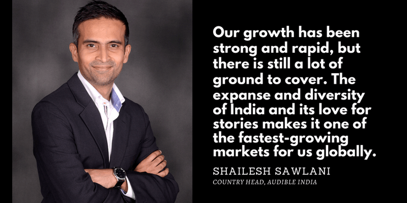 Audible India head