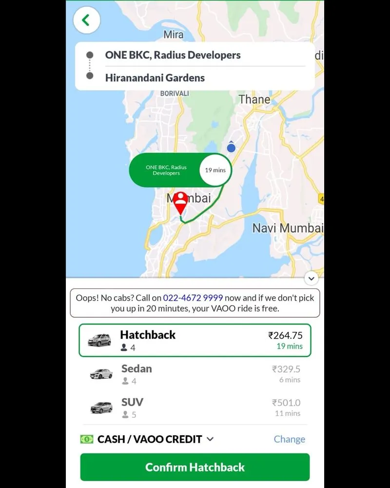 VAOO Cabs
