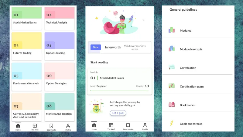 Zerodha Varsity app