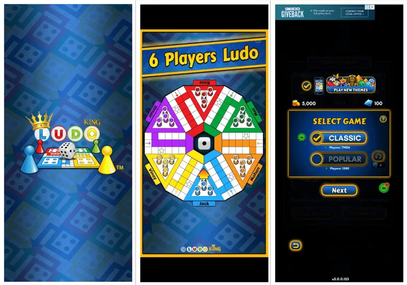Ludo King Game, Ludo King 4 Players Game Play