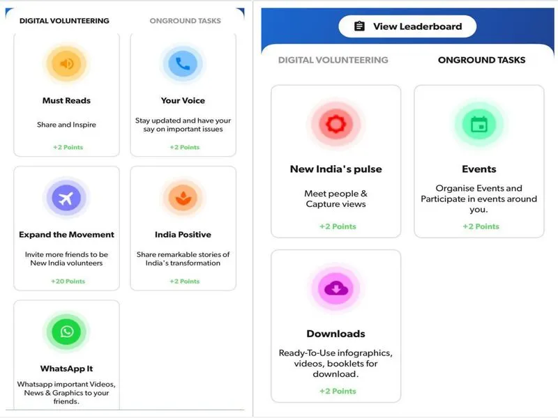 modi app features