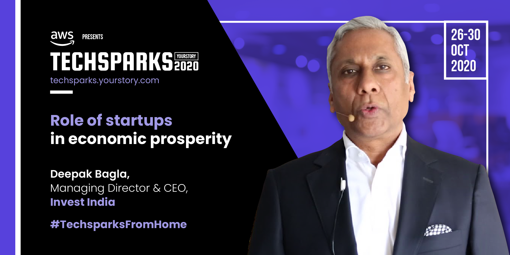 [TechSparks 2020] India’s potential is huge, youth and digitisation will be key catalysts: Deepak Bagla 