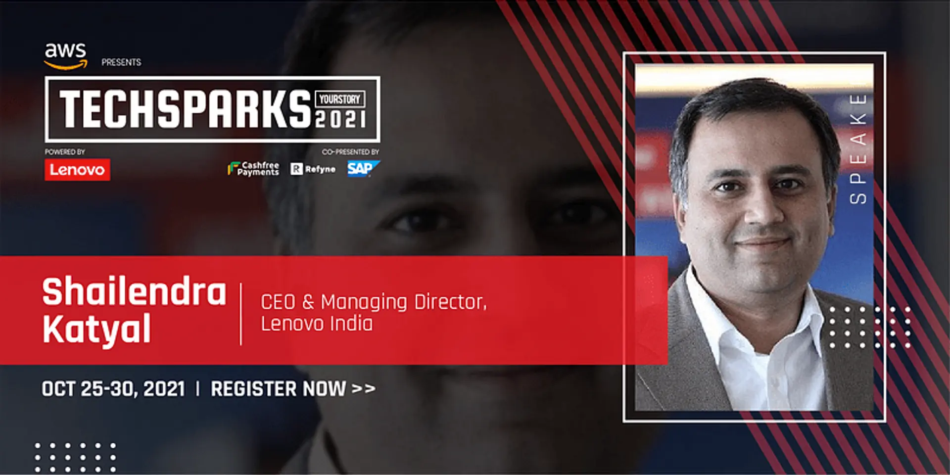 Failure is a part of the learning process, says Lenovo’s Shailendra Katyal at TechSparks 2021