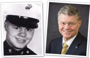 Tom Monaghan as a Marine