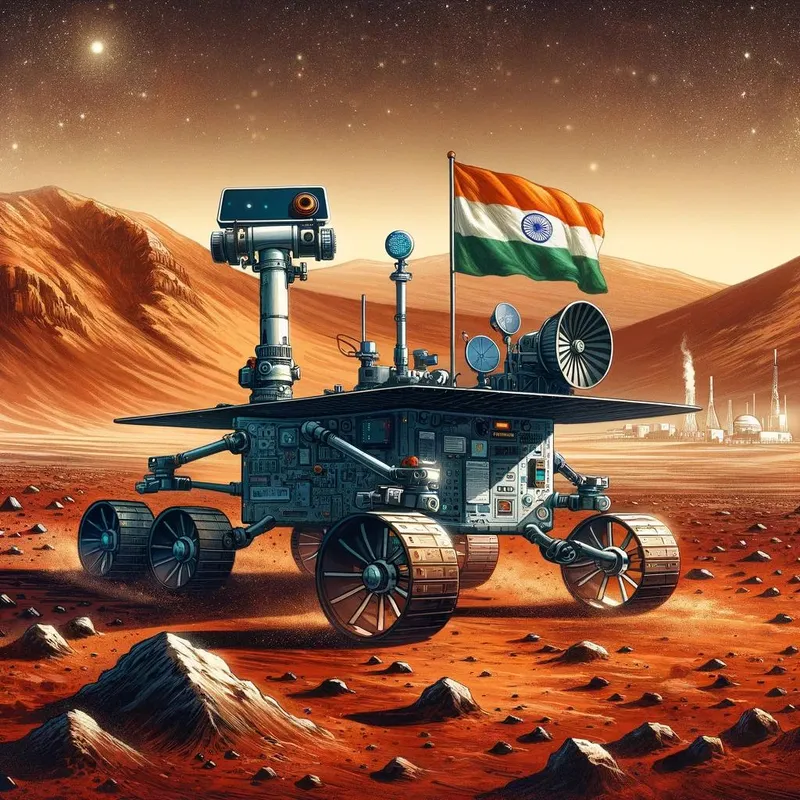 rover on mars