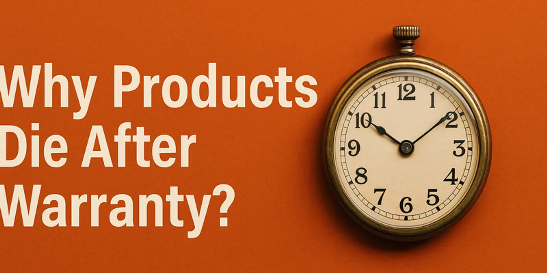 Why do products die after warranty?