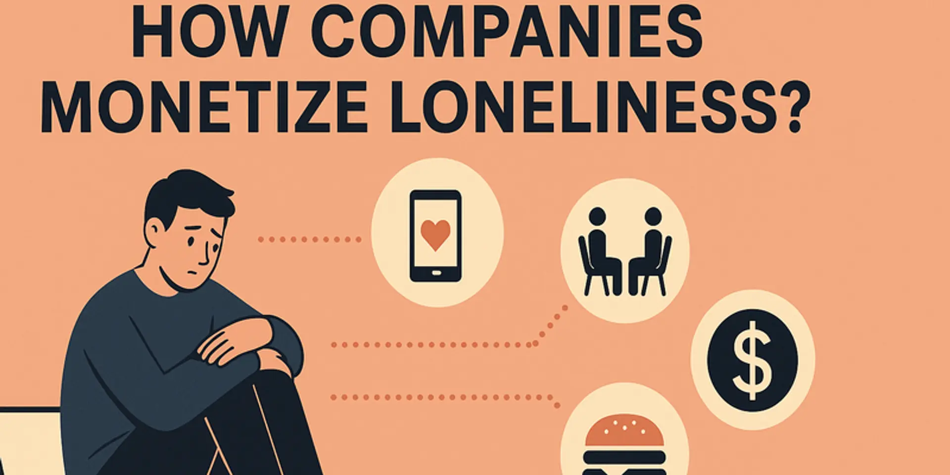 How do companies monetize loneliness?
