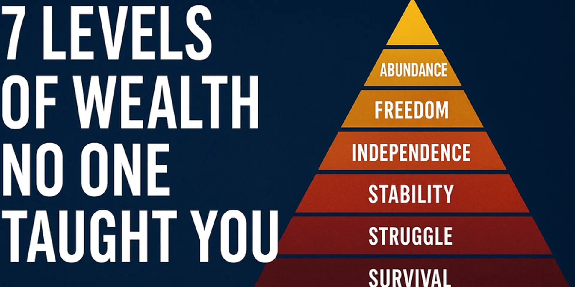 7 Levels of Wealth No One Taught You