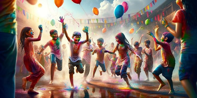 This is for those who were unable to meet their family this Holi.