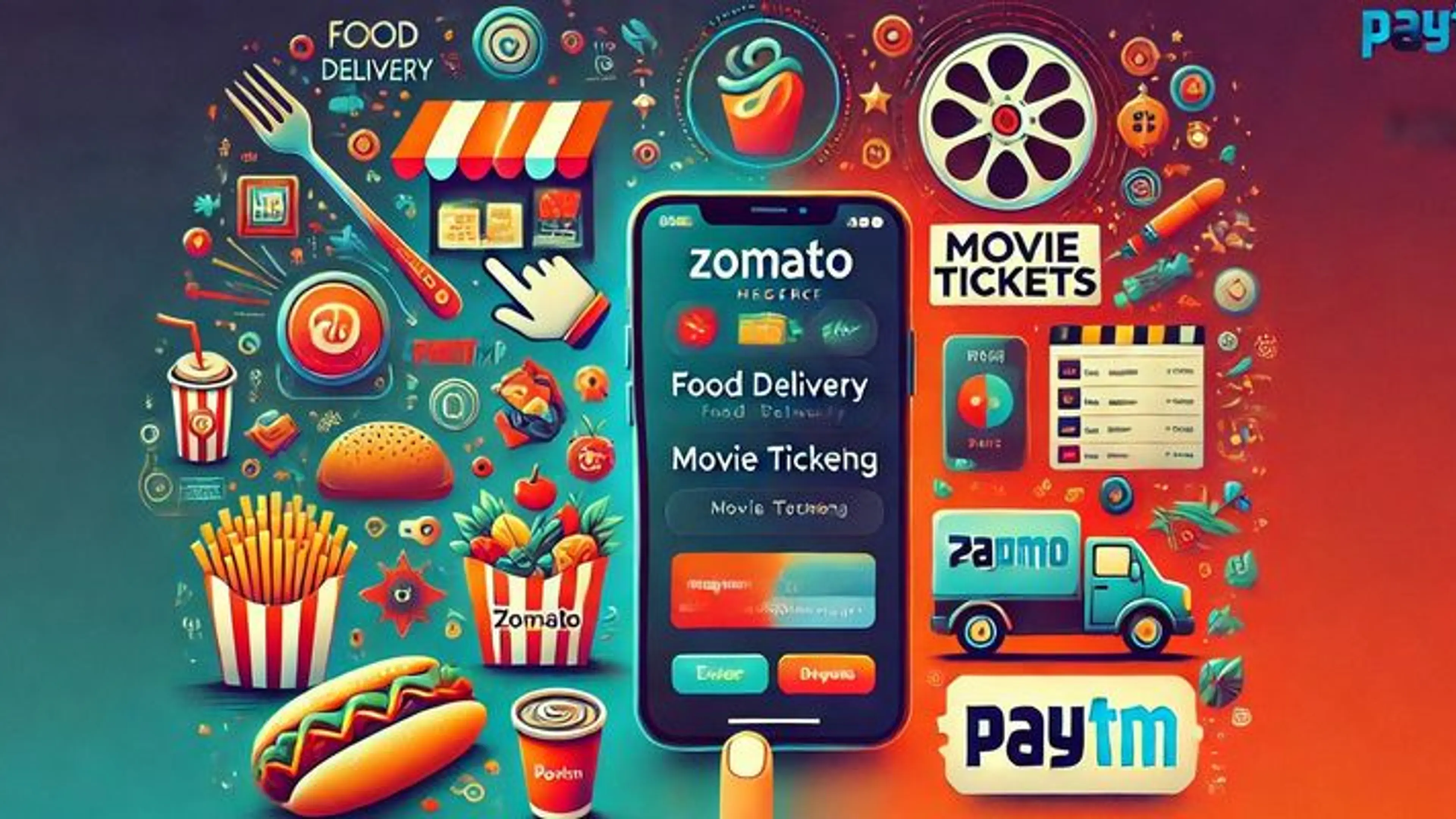 From Food Delivery to Movie Delivery: Zomato to take over Paytm's ticketing business