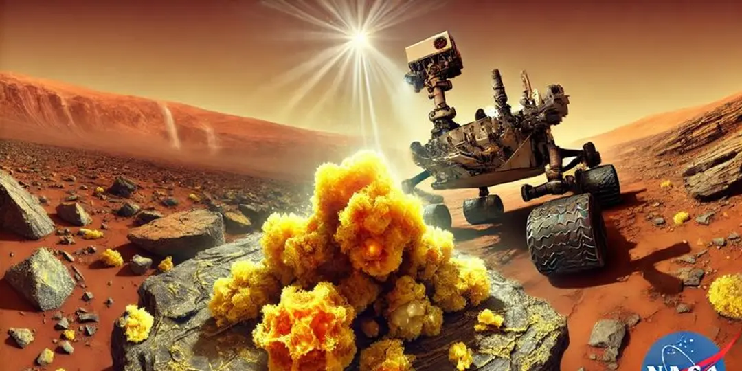 Yellow Crystals on the Red Planet: Curiosity Rover Gets Scientists ...