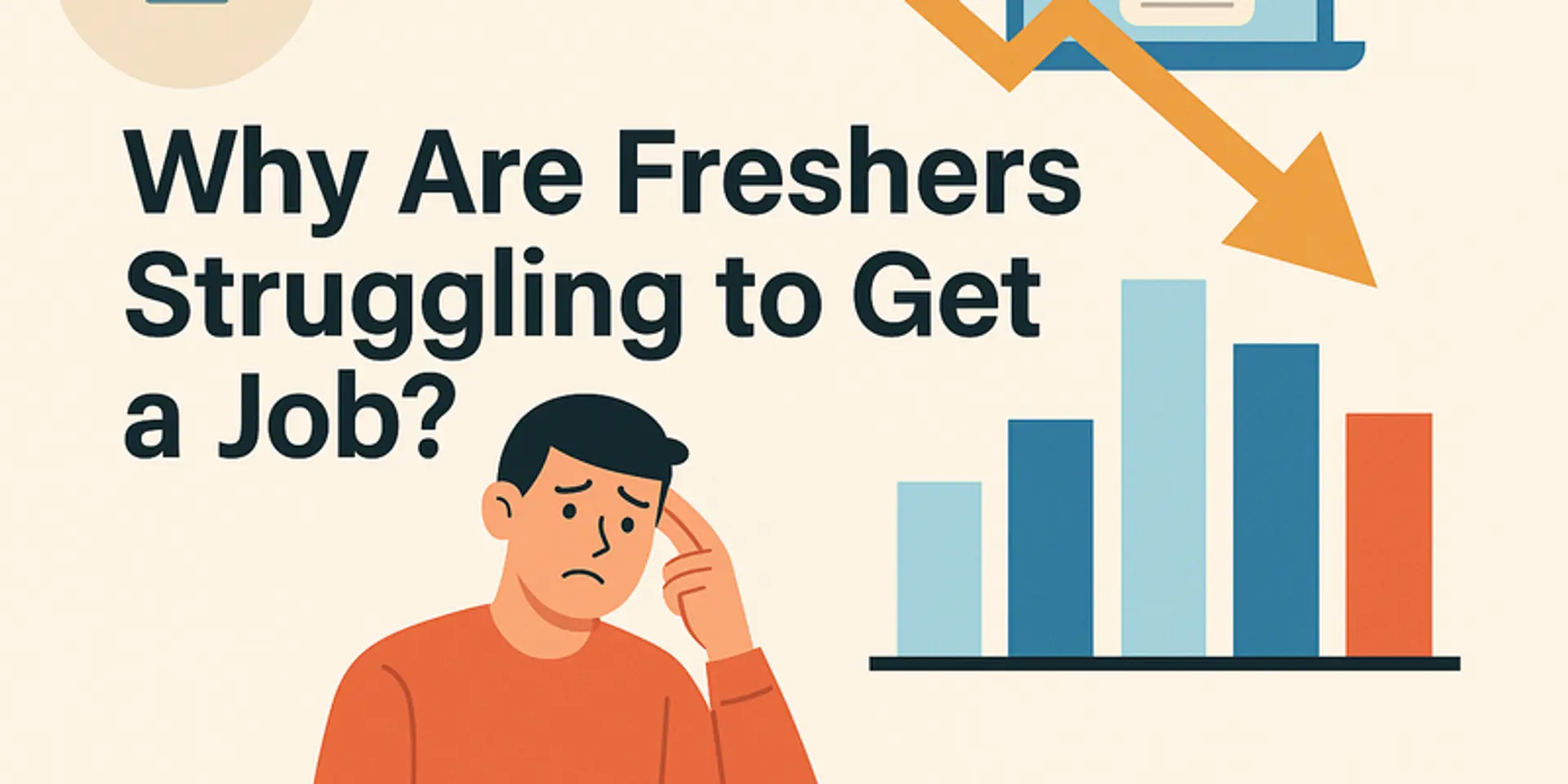 Why are freshers struggling to get a job?