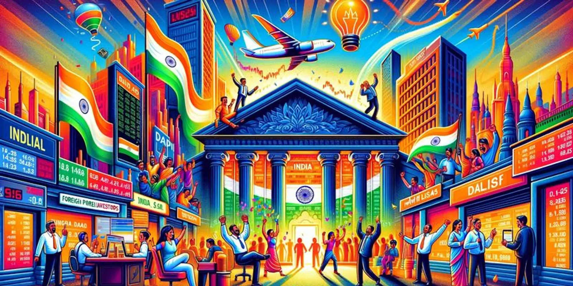 Why is the Indian market breaking record highs in May despite FPI outflows?