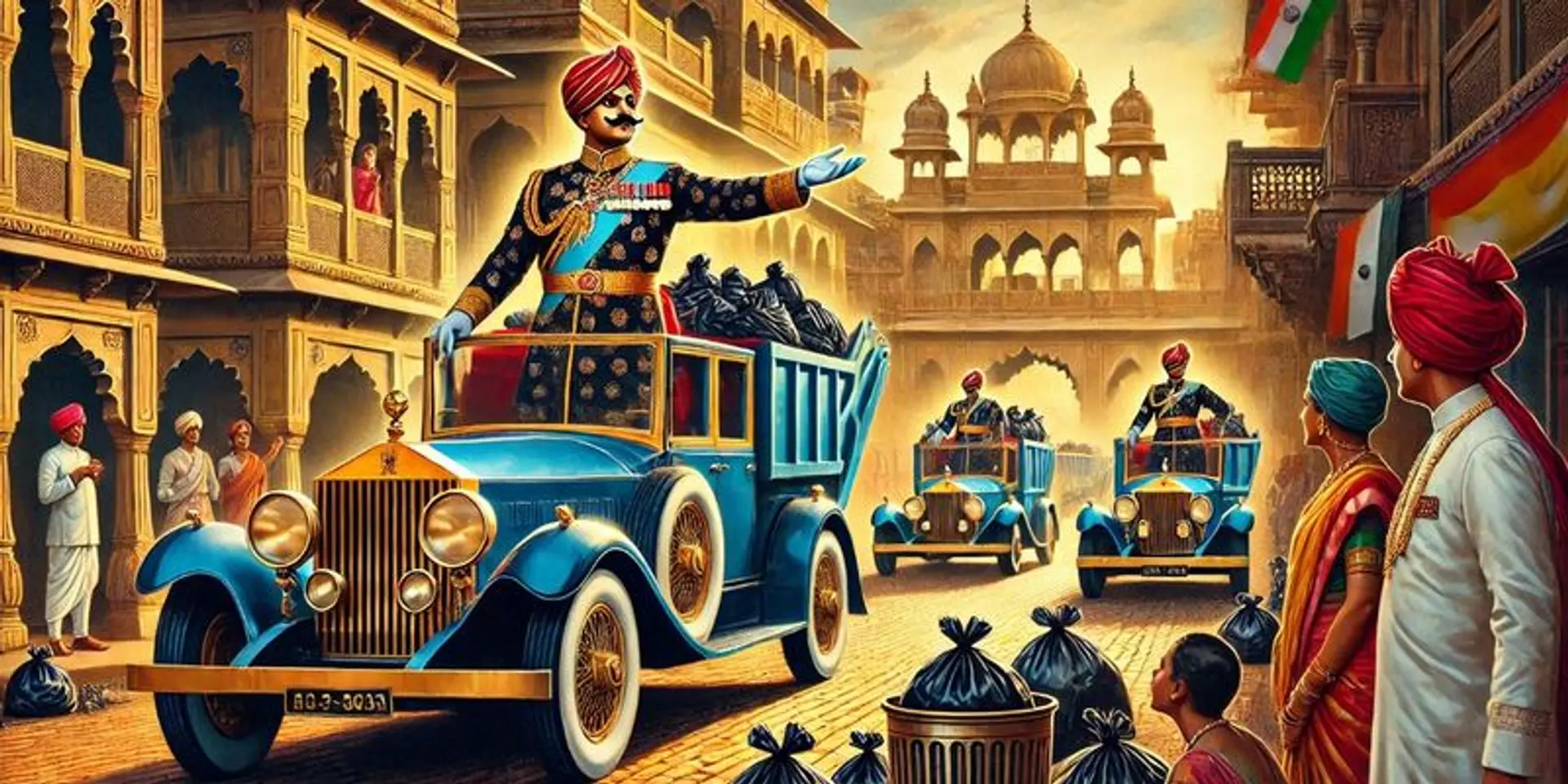 Indian King Who Used Rolls Royce For Garbage Indian King Turns Rolls-Royce into Garbage Carriers: A Tale of Royal