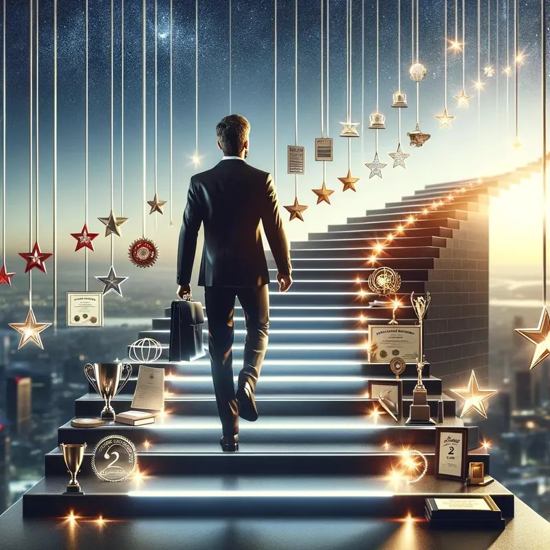 stepping up in career