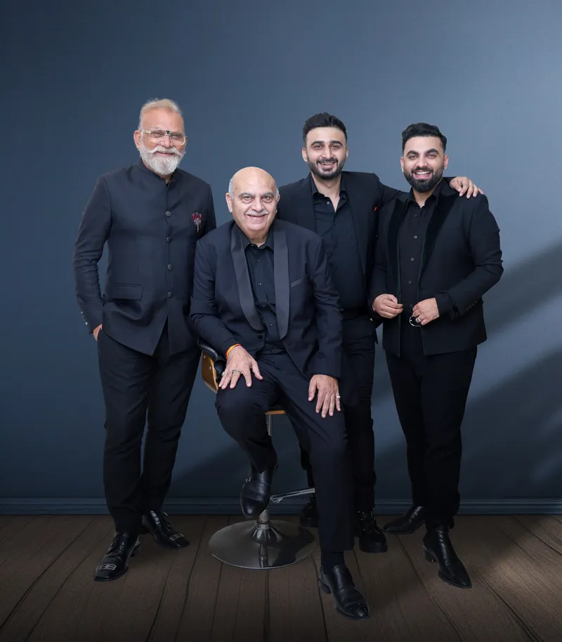 Laborate's Founding team L:R - Sanjay Bhatia, Ajay Bhatia, Parag Bhatia, Arpit Bhatia