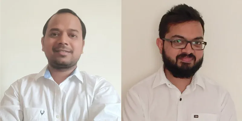 SalaryBox Co-Founders(L:R) Nikhil Goel, Peeyush Goyal