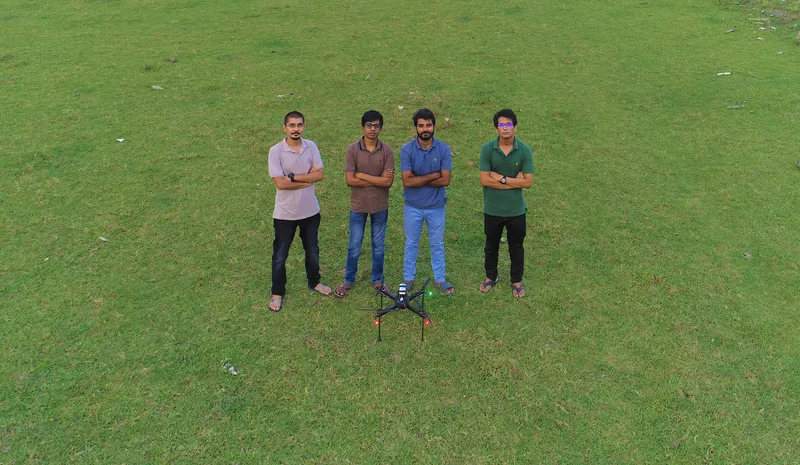 Urbanmatrix Team - Rishabh Verma, Ajay Karthik(Software architect), Ashutosh Kumar, Divyanshu Pundir