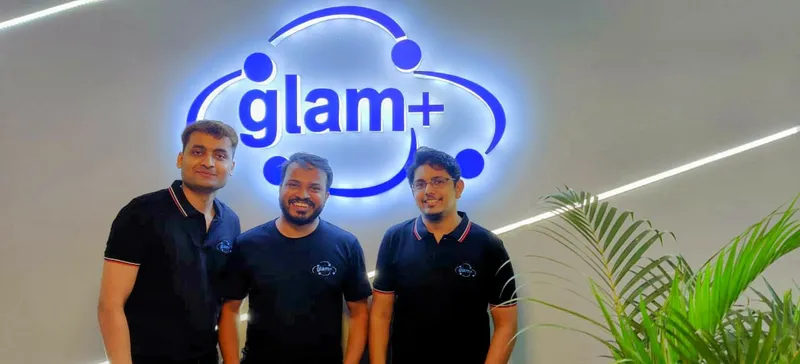 Glamplus Co-founders(L:R) Divyanshu Kumar Singh, Rohan Singh, Vatsalya Agarwal