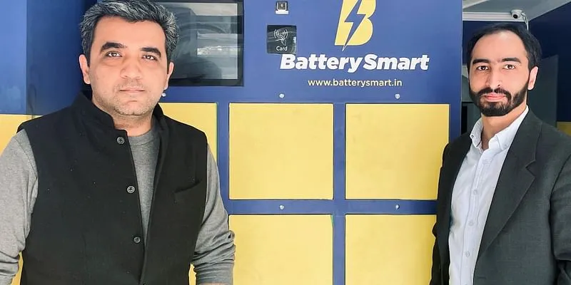 Battery Smart Founders(L:R) Siddharth Sikka, Pulkit Khurana