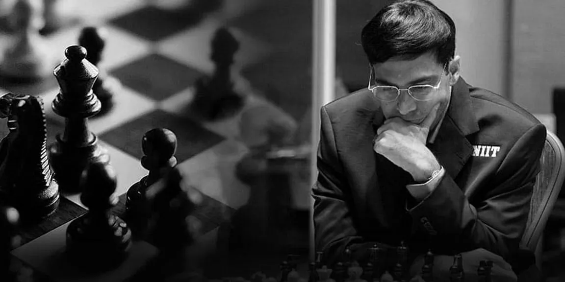 Nam boss with world champion vishwanathan anand great moment 👏 This chess  game is to raise money for fighting covid-19, great initiative…