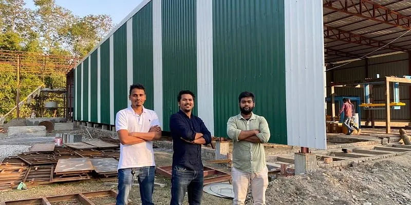 Zerund Co-founders L:R - Rupam Choudhury, David Gogoi, Mousum Talukdar