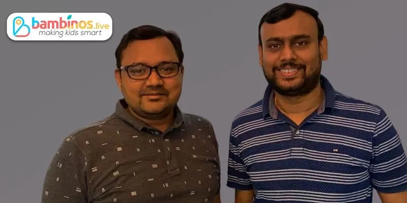 Bambinos.live Co-founders (L:R) Ashish Gupta(CEO), Ankit Hetamsaria(COO)