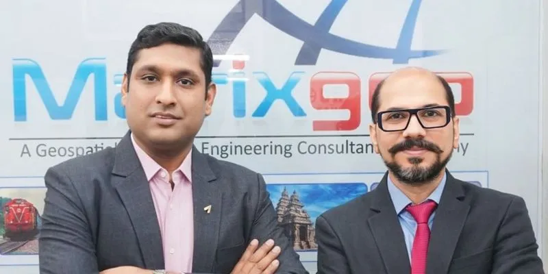 Matrix Geo Solutions Founders (L-R) Amit Sharma and Rahul Jain