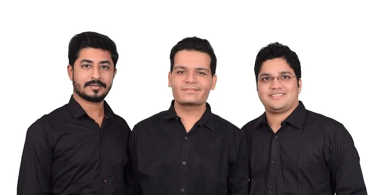 Founders of AlgoBulls(L:R) Jimmit Patel, Suraj Bathija, Pushpak Dagade