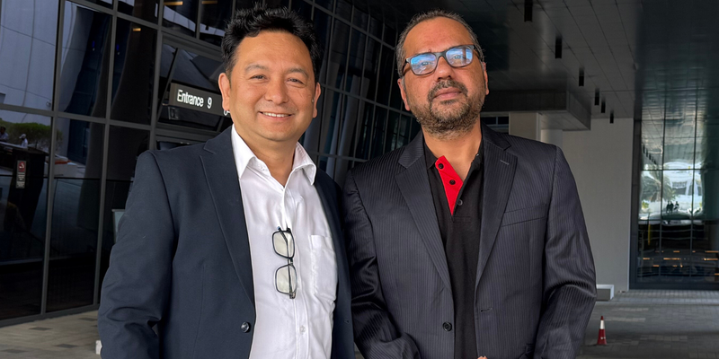 Mirror Security co- founders L:R - Pankaj Thapa and Dr Aditya Narayana K