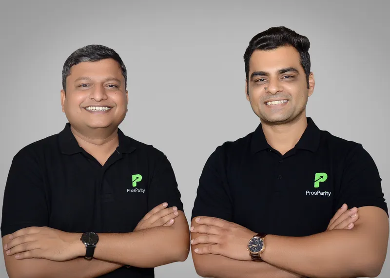 Co-Founder ProsParity (LtoR) Anirudh Dhakar, Saurabh Khodke