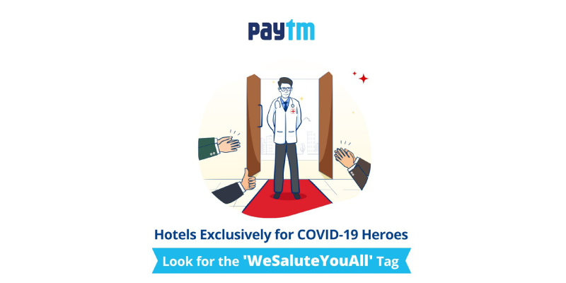 COVID-19: Paytm teams up with hotels to offer accommodation for healthcare professionals