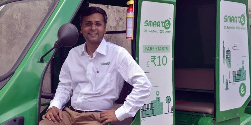 From 30 e-rickshaws to 1,000 EVs in 5 years, electric vehicle startup SmartE now looks at last-mile delivery to drive growth