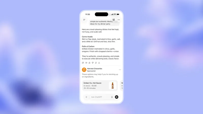 ChatGPT ads