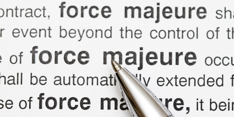 Failed to perform your contractual duties? May the Force (Majeure) be with you!

