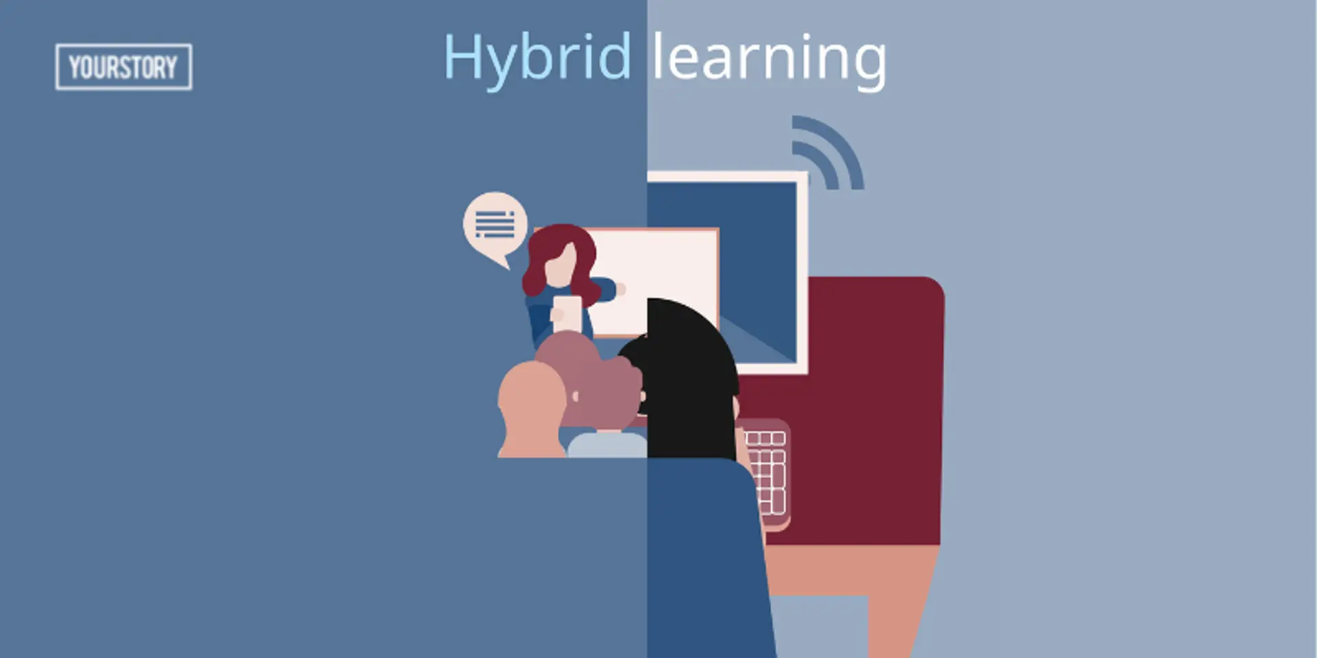 How has COVID-19 set the path for hybrid teaching model in India