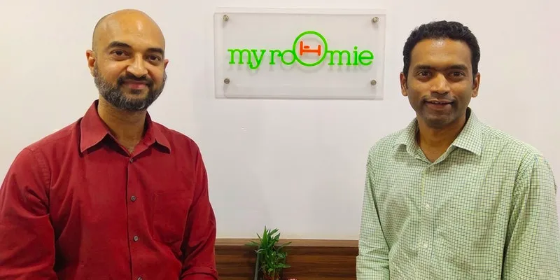 Co-founders of MyRoomie - Dennis Basil and Arun Murthy (Left to right)