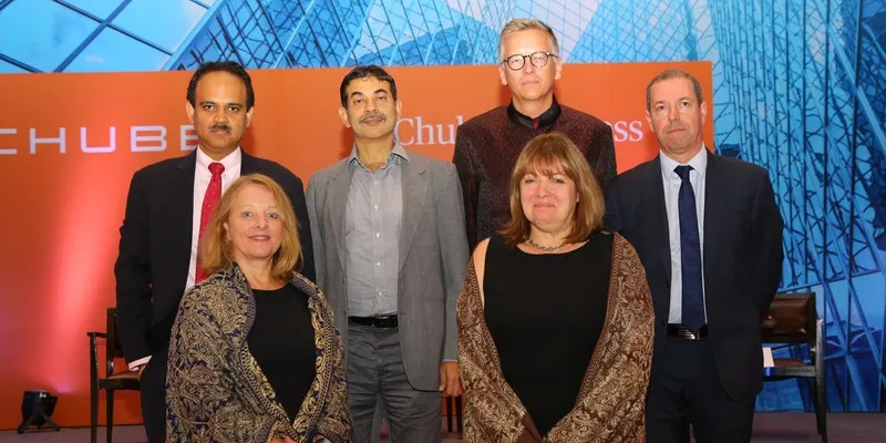 (Left to right) Shekhar Pannala (Chief technology officer and global digital CIO), Sean Ringsted (Chief risk officer and chief digital officer), Julie Dillman (Global Head of Operations), Jayesh Ranjan (IAS), Monique Shivanandan (Global Chief information Officer), Andrew Bendall (Senior Vice President, Actuarial and Risk) 