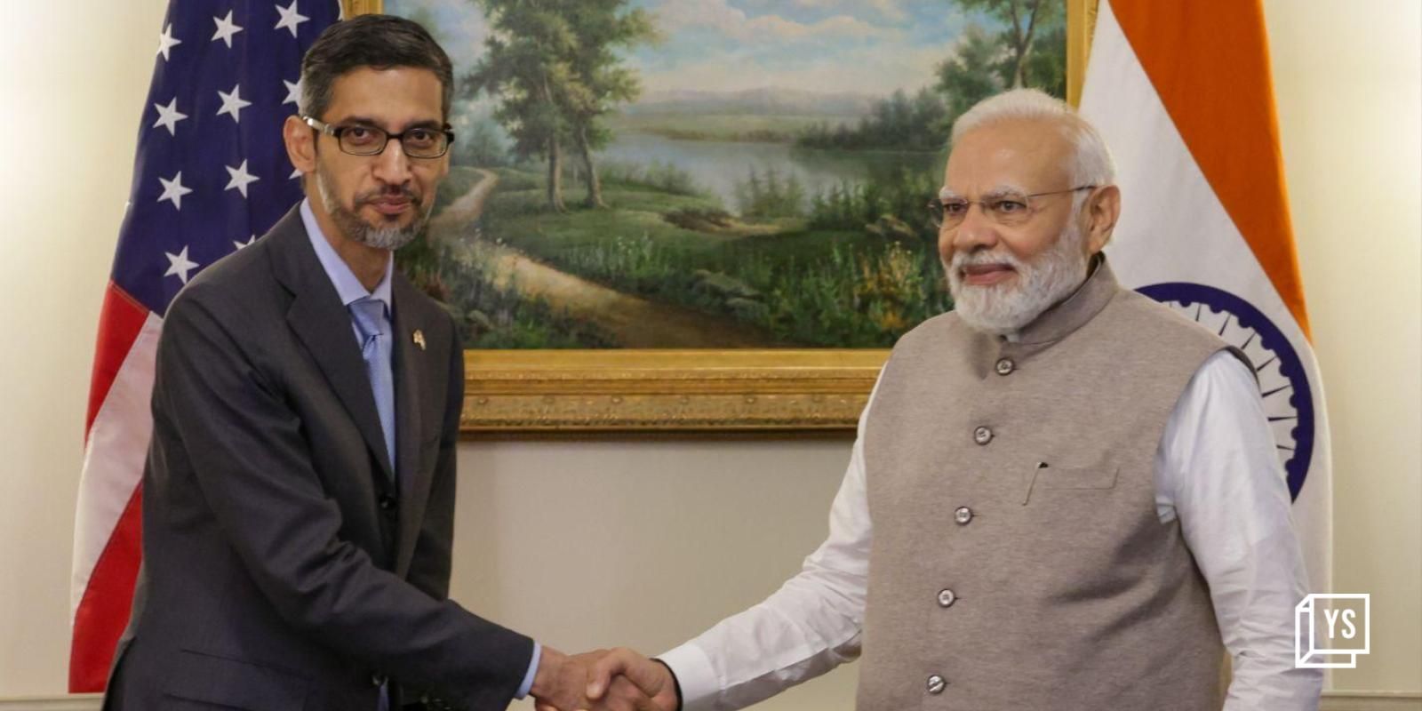 Sundar Pichai discusses Google's plans for India with Prime Minister Modi
