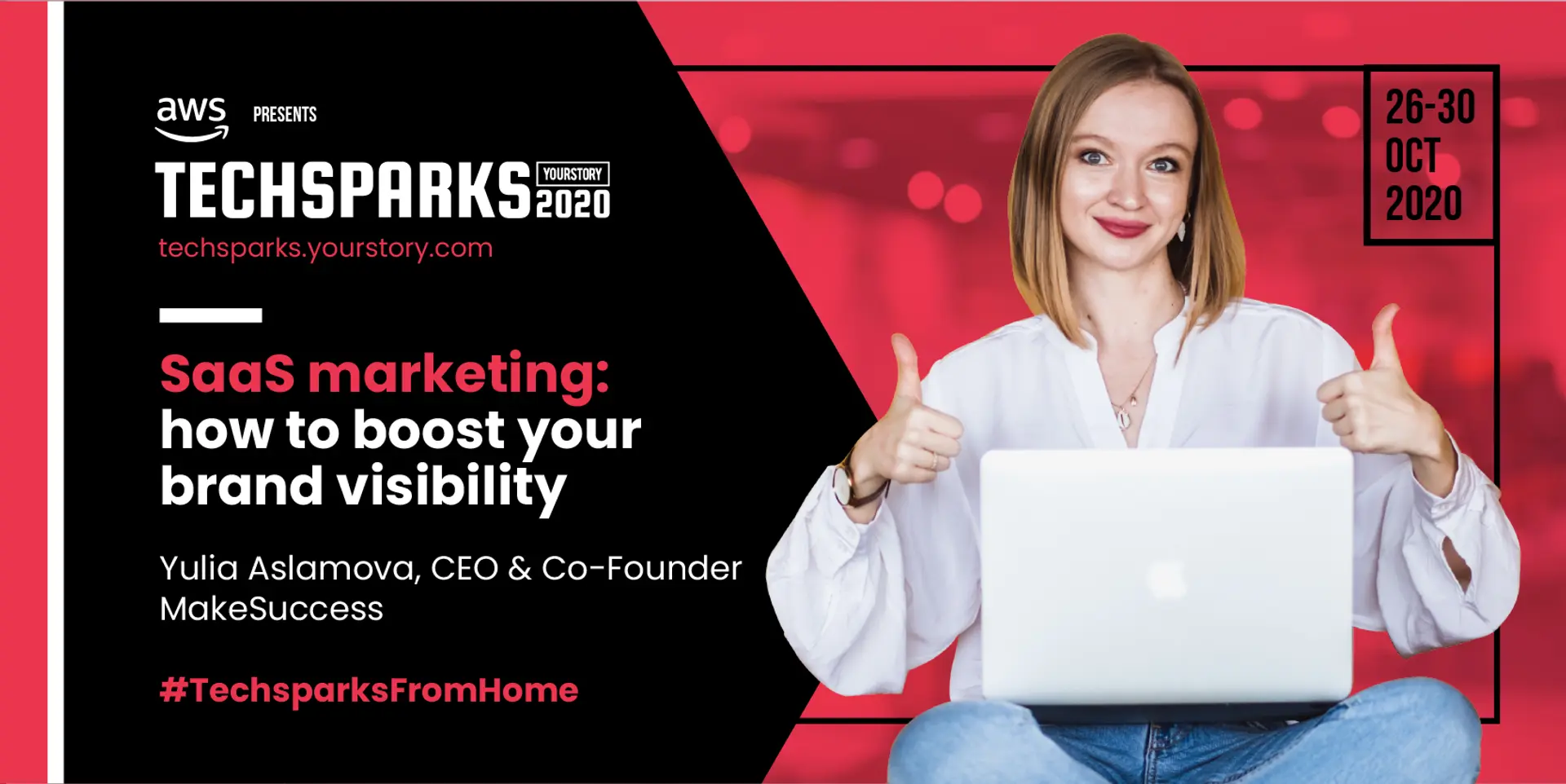 From Russia with love: Catch Yulia Aslamova’s workshop on building brands for SaaS companies at TechSparks 2020