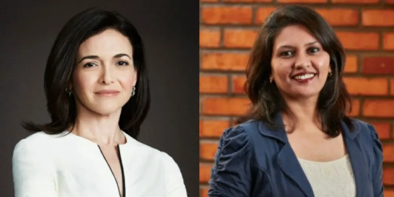 Sheryl Sandberg and Mahita Nagrah