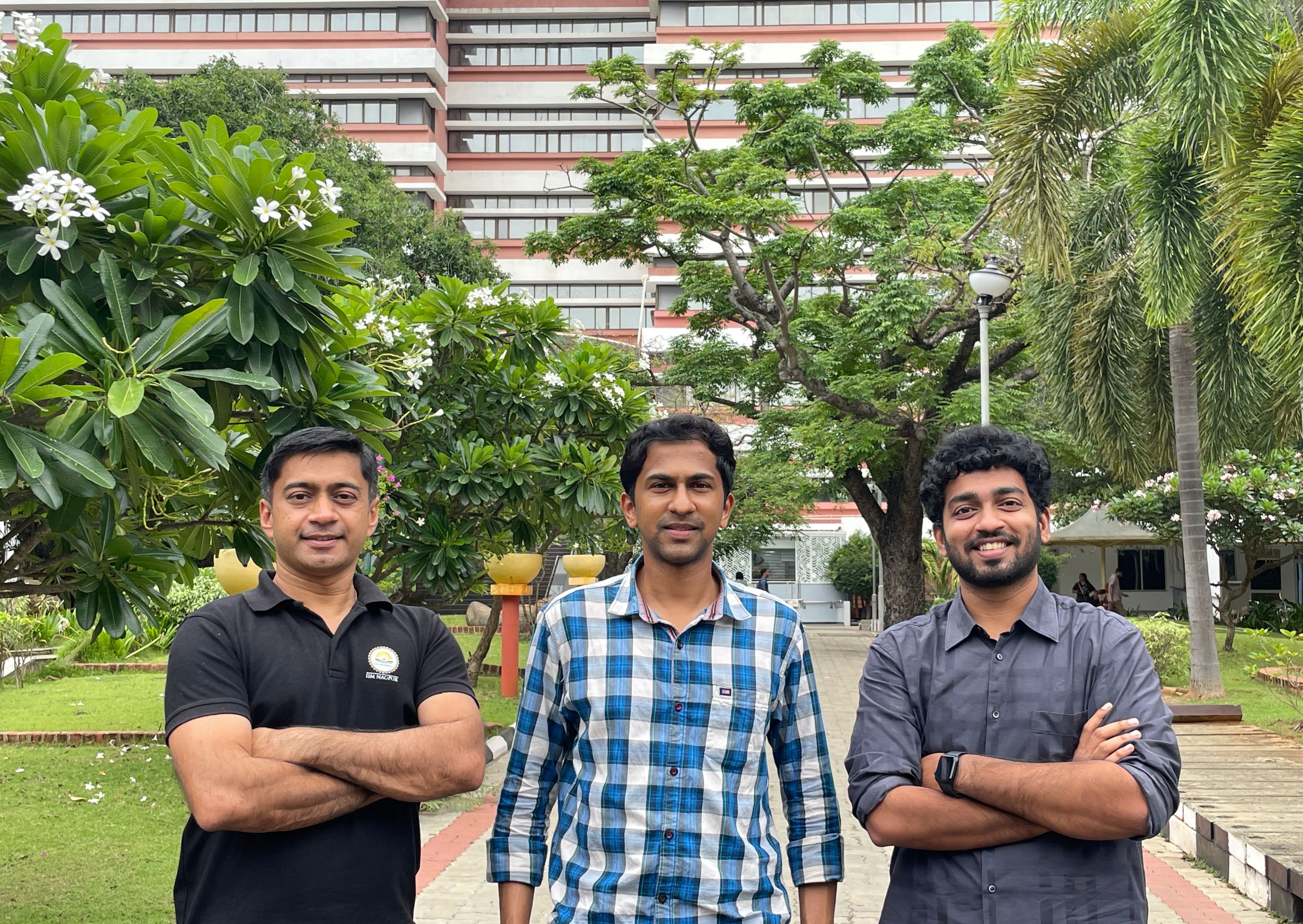 Captain Abhijit Bhutey, Aravind B, Vishal Reddy, Founders, Inbound Aerospace