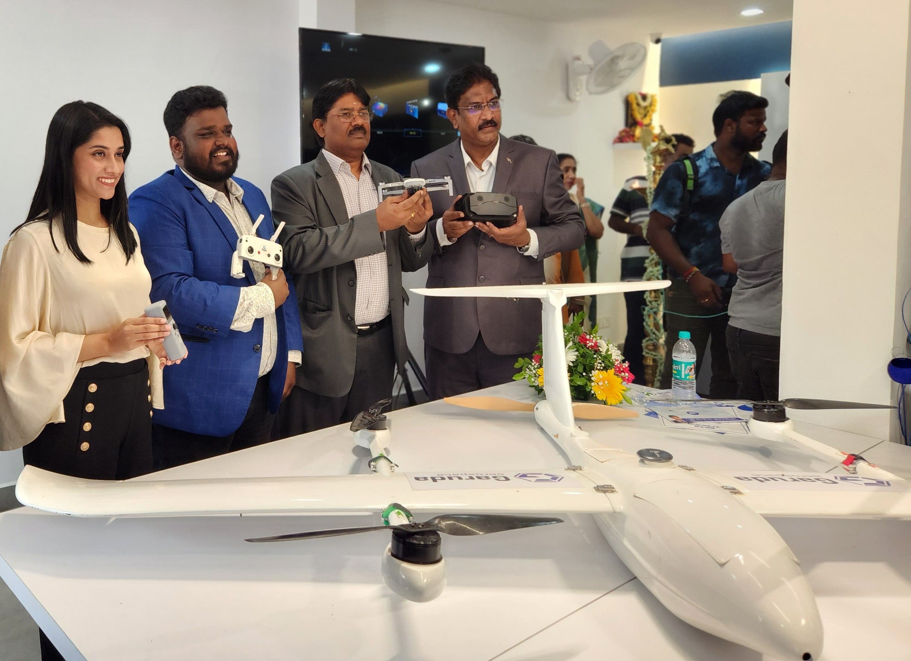 Garuda Aerospace launches drone showroom in Chennai