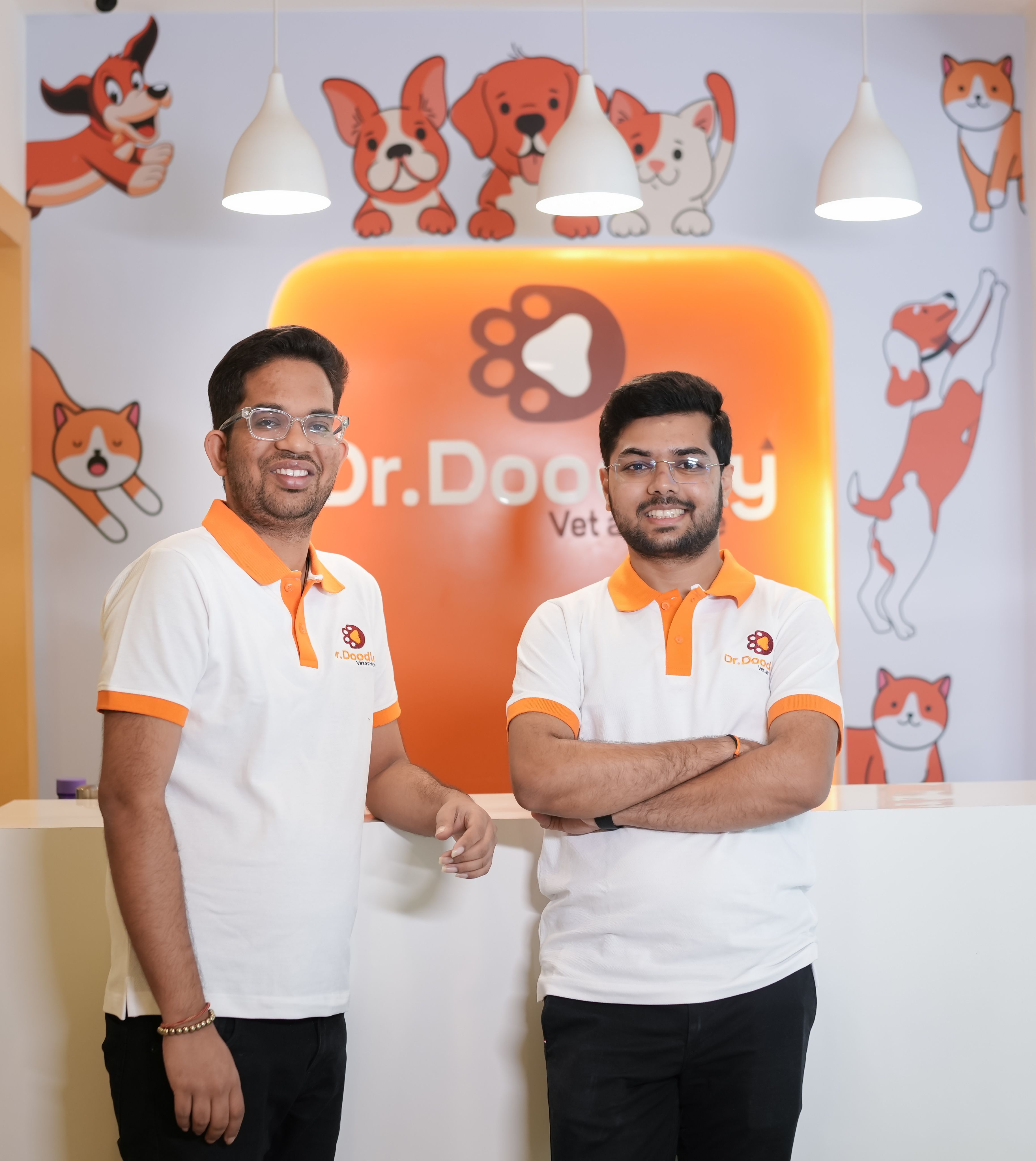 Utsav Bisaria and Yash Jayprakash, Founders. Dr. Doodley
